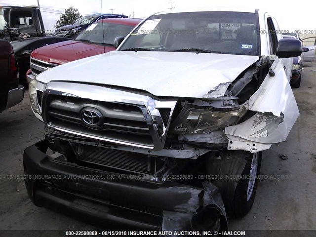 5TETX22N29Z645002 - 2009 TOYOTA TACOMA ACCESS CAB Weiß Foto 6