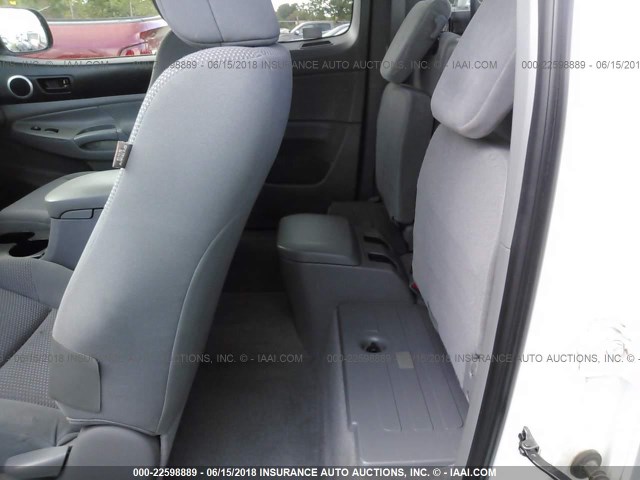 5TETX22N29Z645002 - 2009 TOYOTA TACOMA ACCESS CAB Weiß Foto 8