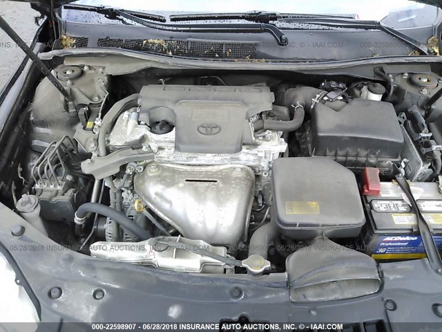 4T1BF1FKXFU960638 - 2015 TOYOTA CAMRY LE/XLE/SE/XSE BLACK photo 10