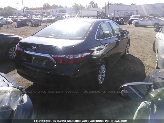 4T4BF1FK8FR462430 - 2015 TOYOTA CAMRY LE/XLE/SE/XSE BLACK photo 4