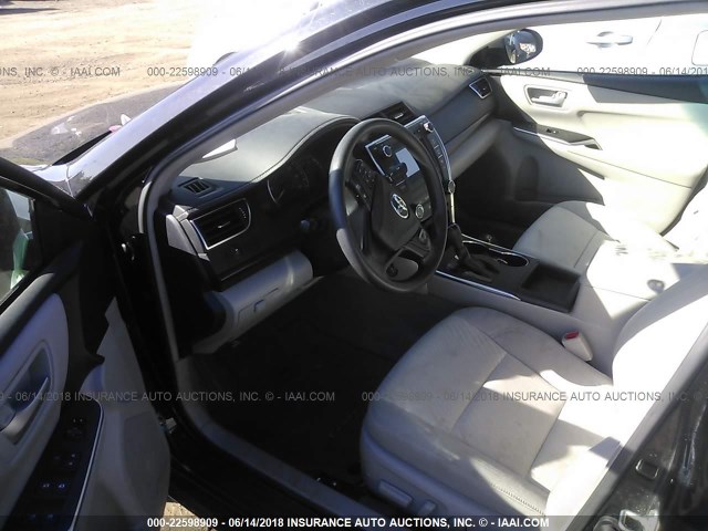 4T4BF1FK8FR462430 - 2015 TOYOTA CAMRY LE/XLE/SE/XSE BLACK photo 5