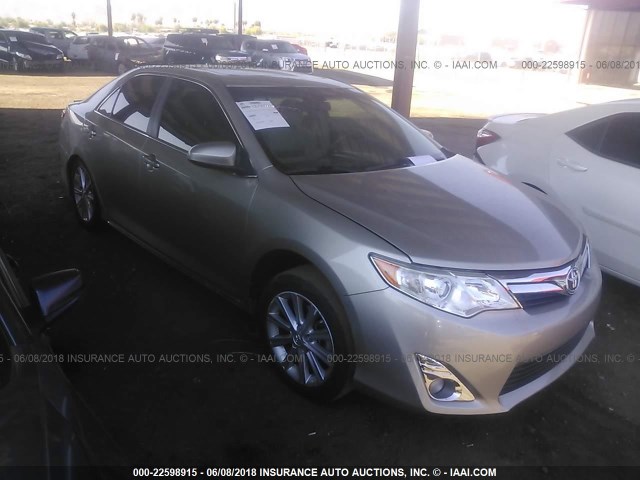 4T1BF1FK9EU385074 - 2014 TOYOTA CAMRY L/SE/LE/XLE თაფლისფერი ფოტო 1