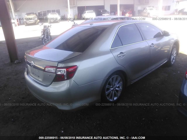 4T1BF1FK9EU385074 - 2014 TOYOTA CAMRY L/SE/LE/XLE თაფლისფერი ფოტო 4
