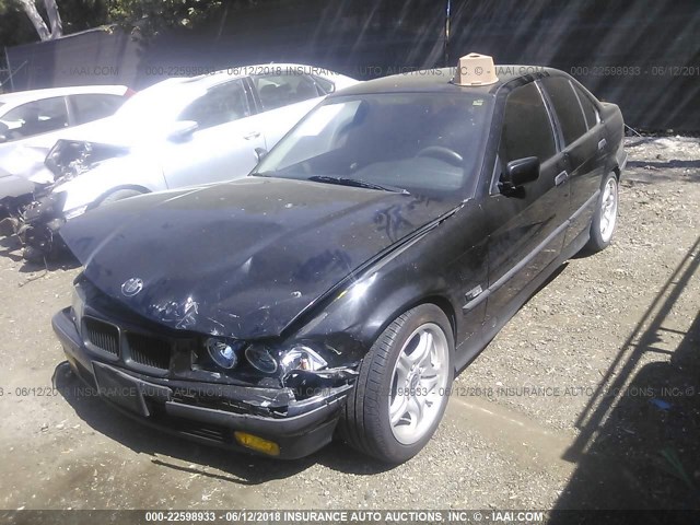 4USCC8327SLA08658 - 1995 BMW 318 I AUTOMATIC BLACK photo 2