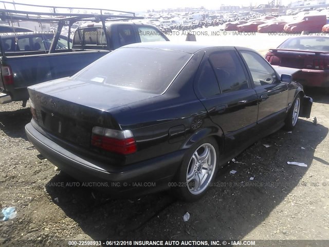 4USCC8327SLA08658 - 1995 BMW 318 I AUTOMATIC BLACK photo 4