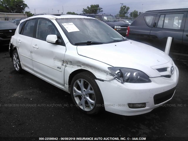 JM1BK343471742687 - 2007 MAZDA 3 HATCHBACK WHITE photo 1