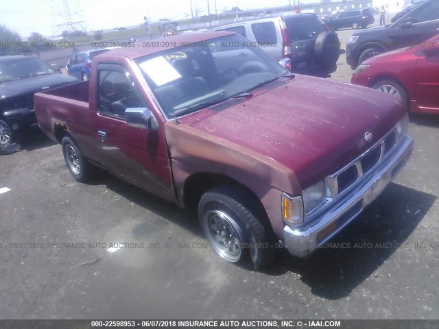 1N6SD11S8SC381145 - 1995 NISSAN TRUCK E/XE RED photo 1