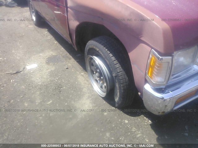 1N6SD11S8SC381145 - 1995 NISSAN TRUCK E/XE RED photo 6