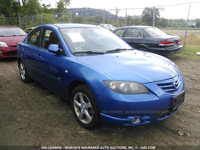 JM1BK123951266392 - 2005 MAZDA 3 S BLUE photo 1