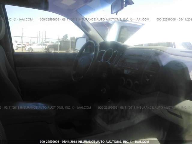 5TETX22N45Z078642 - 2005 TOYOTA TACOMA ACCESS CAB Weiß Foto 5