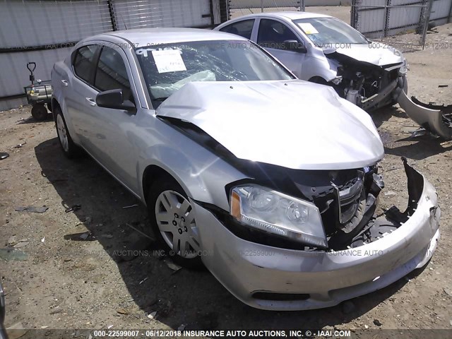 1B3BD4FB1BN546861 - 2011 DODGE AVENGER EXPRESS 银色 照片 1