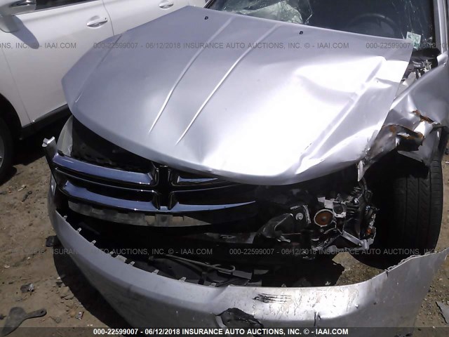 1B3BD4FB1BN546861 - 2011 DODGE AVENGER EXPRESS SILVER photo 10