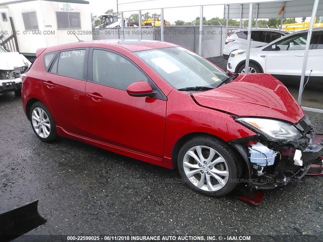 JM1BL1M65B1466637 - 2011 MAZDA 3 S RED photo 1