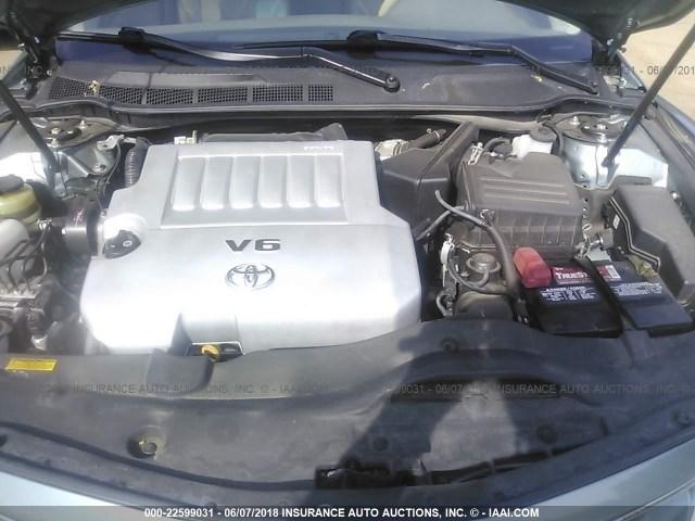 4T1BK3EK5BU622616 - 2011 TOYOTA CAMRY SE/LE/XLE GREEN photo 10