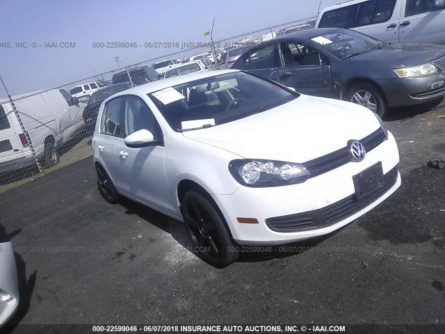 WVWDB7AJ7DW052000 - 2013 VOLKSWAGEN GOLF WHITE photo 1