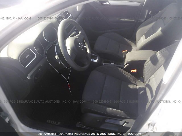 WVWDB7AJ7DW052000 - 2013 VOLKSWAGEN GOLF WHITE photo 5