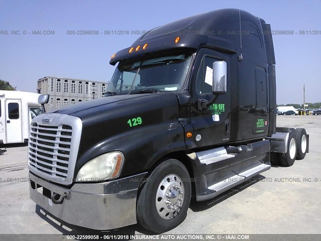 1FUJGLDR0ASAP5647 - 2010 FREIGHTLINER CASCADIA 125  BLACK photo 2