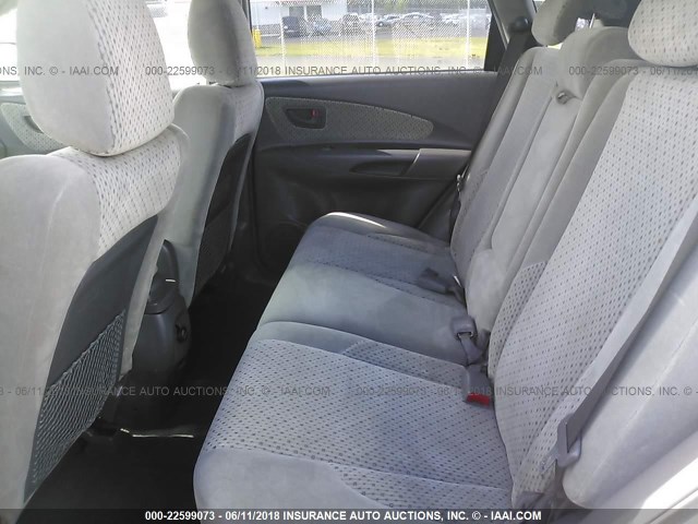 KM8JN72D45U141874 - 2005 HYUNDAI TUCSON GLS/LX WHITE photo 8