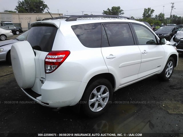 2T3DF4DV7CW241020 - 2012 TOYOTA RAV4 LIMITED WHITE photo 4