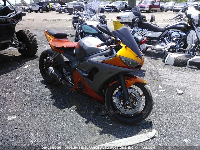 JYARJ06E94A019164 - 2004 YAMAHA YZFR6 L ORANGE photo 1