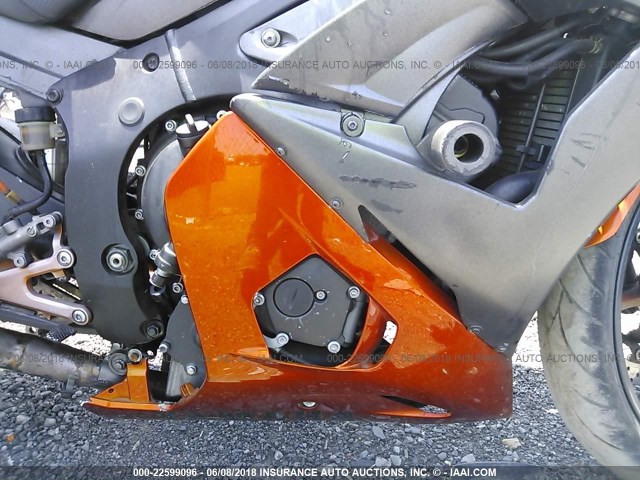 JYARJ06E94A019164 - 2004 YAMAHA YZFR6 L ORANGE photo 8