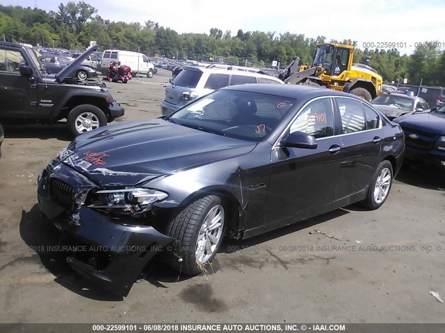 WBA5A7C54FD621484 - 2015 BMW 528 XI BLACK photo 2