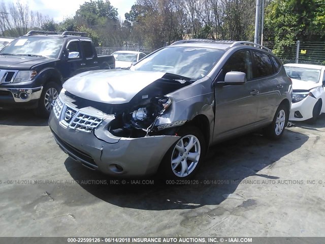 JN8AS58V29W439095 - 2009 NISSAN ROGUE S/SL GRAY photo 2