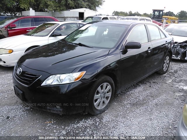 4T1BE46K08U218949 - 2008 TOYOTA CAMRY CE/LE/XLE/SE BLACK photo 2