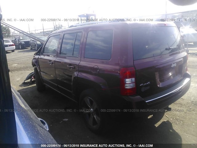 1C4NJRFB1GD658493 - 2016 JEEP PATRIOT LATITUDE RED photo 3