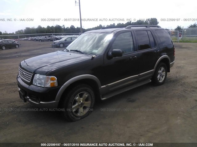 1FMZU74K73UA48877 - 2003 FORD EXPLORER EDDIE BAUER BLACK photo 2