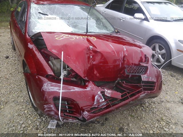 1B3EL46X75N672769 - 2005 DODGE STRATUS SXT RED photo 6