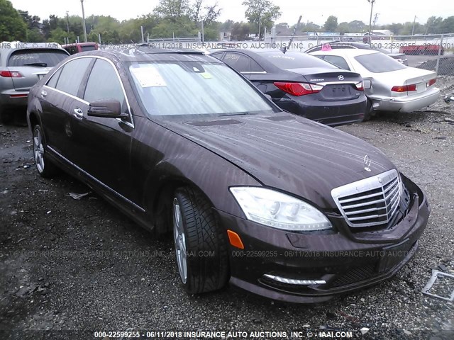 WDDNG9EB0DA519684 - 2013 MERCEDES-BENZ S 550 4MATIC BROWN photo 1