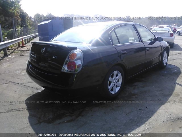 1N4AL11E72C194223 - 2002 NISSAN ALTIMA S/SL BLACK photo 4