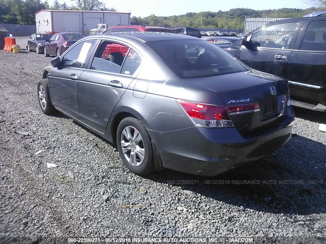 1HGCP2F67CA180951 - 2012 HONDA ACCORD SE GRAY photo 3