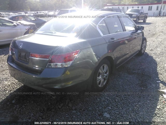 1HGCP2F67CA180951 - 2012 HONDA ACCORD SE GRAY photo 4