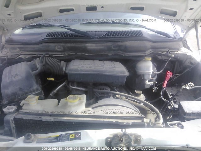1D7HA16K04J274478 - 2004 DODGE RAM 1500 ST WHITE photo 10