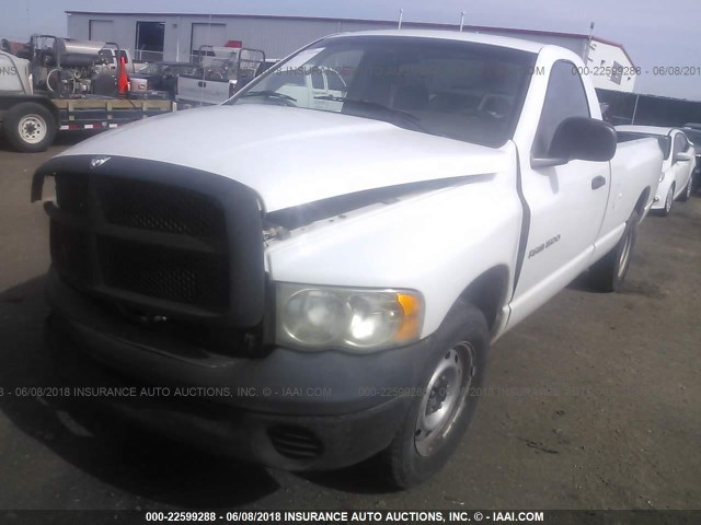 1D7HA16K04J274478 - 2004 DODGE RAM 1500 ST WHITE photo 2