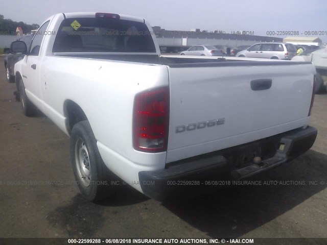 1D7HA16K04J274478 - 2004 DODGE RAM 1500 ST WHITE photo 3