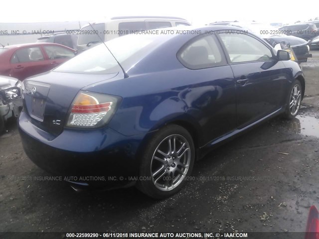 JTKDE177650043897 - 2005 TOYOTA SCION TC ლურჯი ფოტო 4