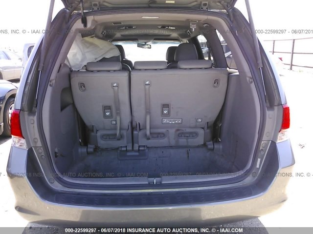 5FNRL3H69AB011641 - 2010 HONDA ODYSSEY EXL GRAY photo 8