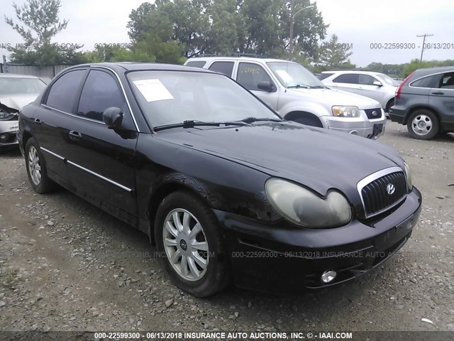 KMHWF35HX3A822002 - 2003 HYUNDAI SONATA GLS/LX BLACK photo 1