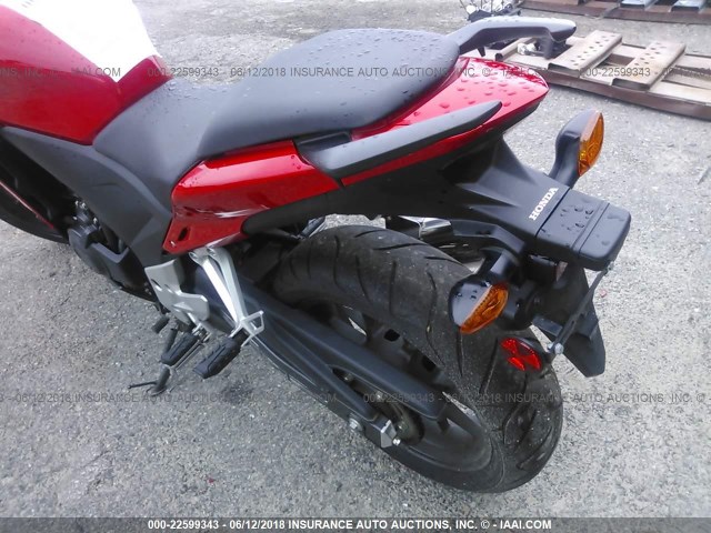 MLHPC4418D5000334 - 2013 HONDA CBR500 R RED photo 6