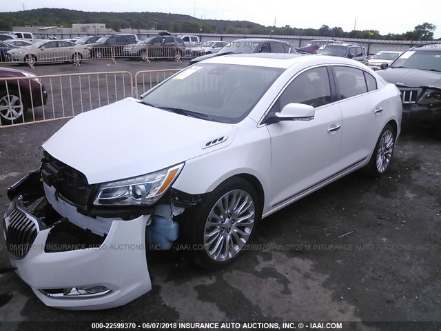 1G4GF5G39FF196970 - 2015 BUICK LACROSSE PREMIUM WHITE photo 2