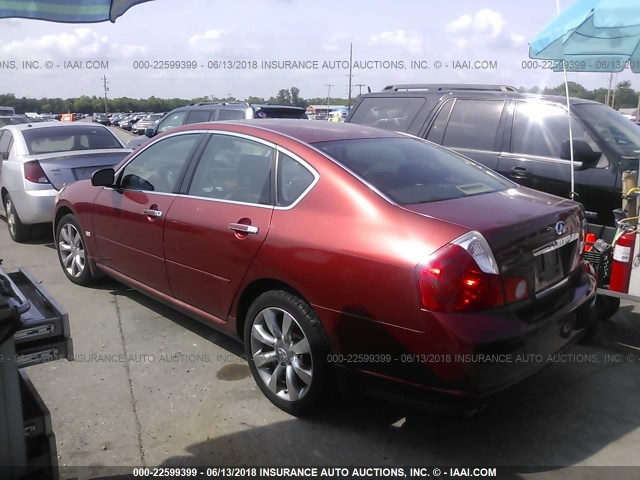 JNKAY01FX6M253827 - 2006 INFINITI M35 SPORT BURGUNDY photo 3