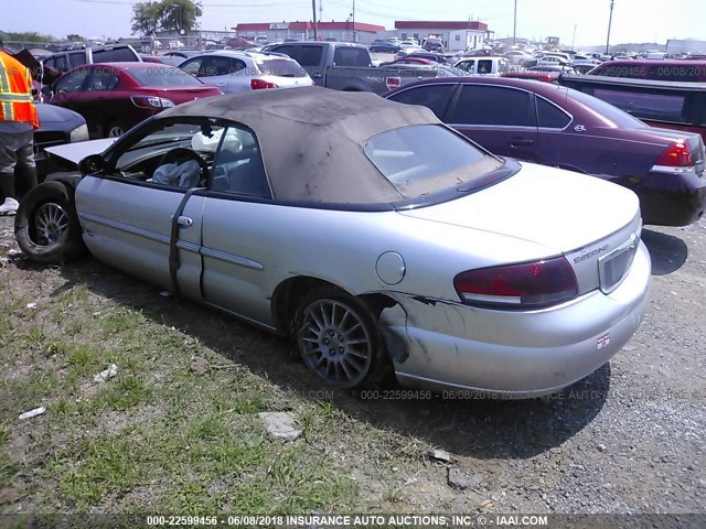 1C3EL55R66N282663 - 2006 CHRYSLER SEBRING TOURING SILVER photo 3