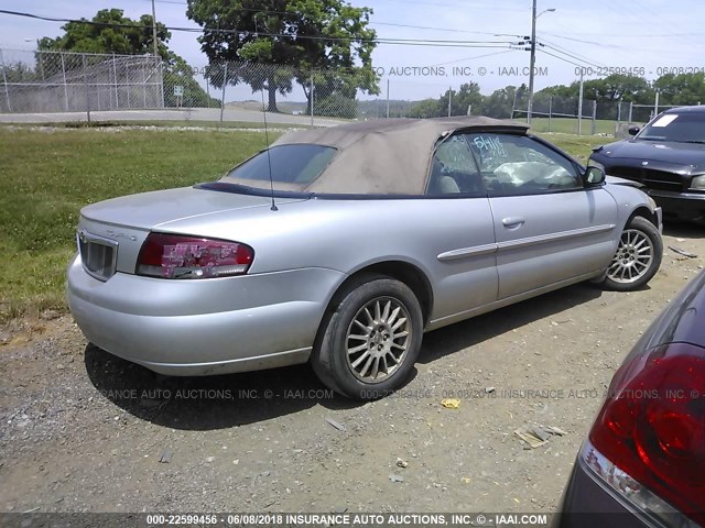 1C3EL55R66N282663 - 2006 CHRYSLER SEBRING TOURING SILVER photo 4