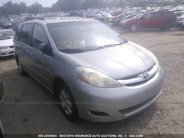 5TDZA23CX6S420375 - 2006 TOYOTA SIENNA CE/LE SILVER photo 1