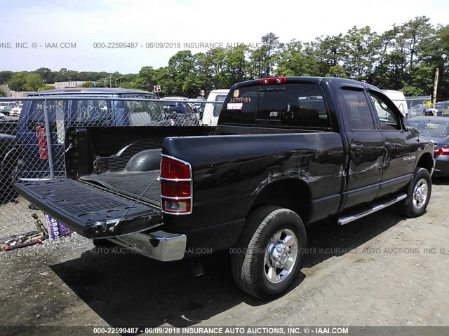 3D7KS28DX6G141688 - 2006 DODGE RAM 2500 ST/SLT 黑色 照片 4