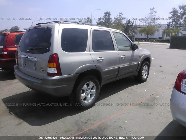 4F2YU09151KM56634 - 2001 MAZDA TRIBUTE LX/ES BROWN photo 4