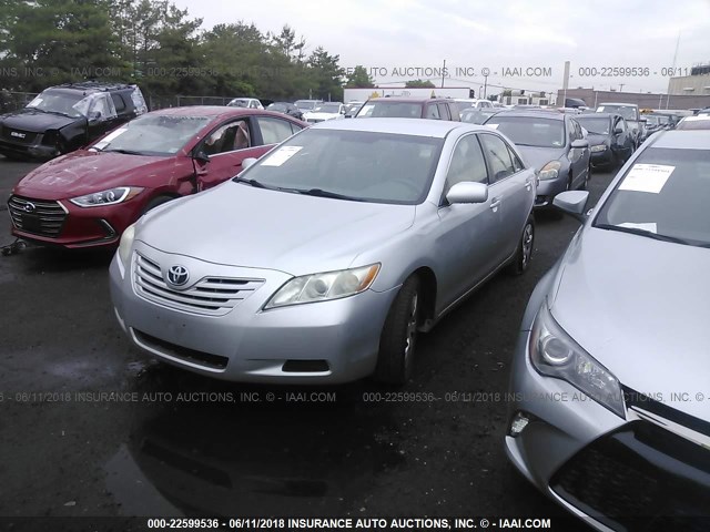 4T1BE46K08U203397 - 2008 TOYOTA CAMRY CE/LE/XLE/SE SILVER photo 2